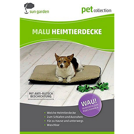 Sun garden malu hundetæppe 120x80x5cm beige