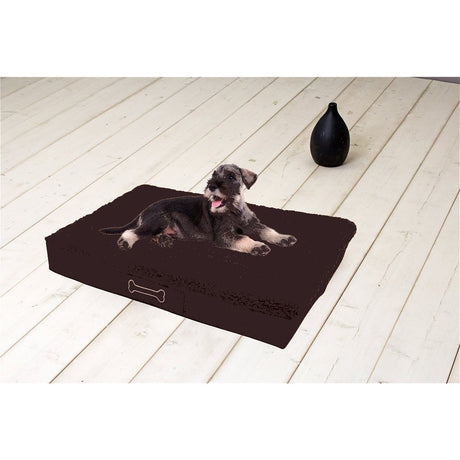 Sun garden buddy ortopædisk hundepude 72x50x8cm mørkebrun