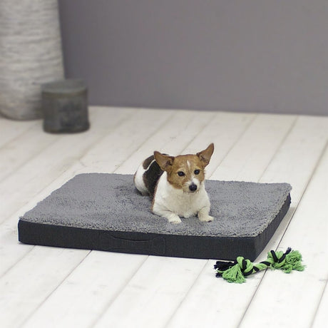 Sun garden buddy ortopædisk hundepude 79x60x8cm grå antracit