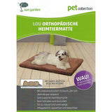 Sun garden lou ortopædisk hundepude 80x55x5cm antracit