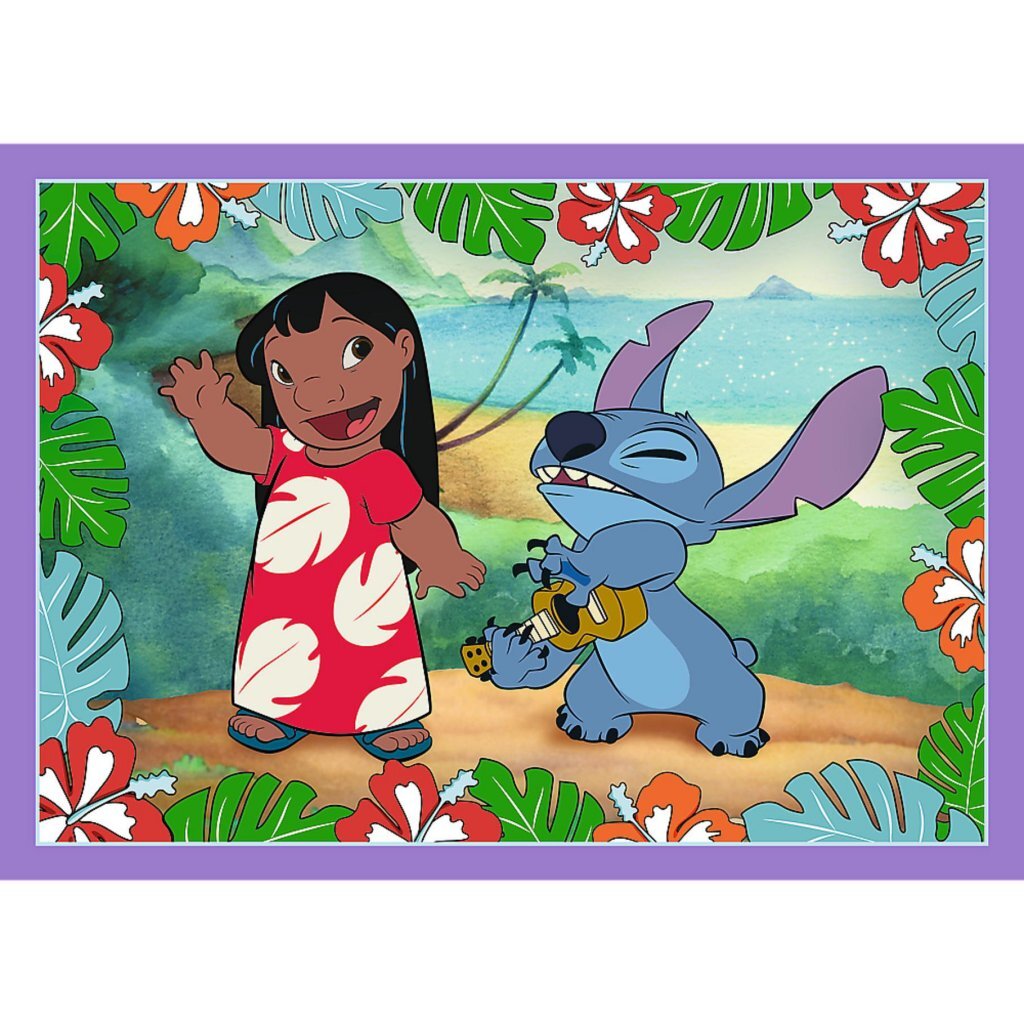 Trefl disney stitch 4i1 puslespil 35-70 brikker