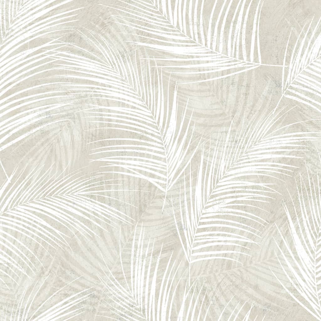 Hollandske vægcoverings tapet palm beige
