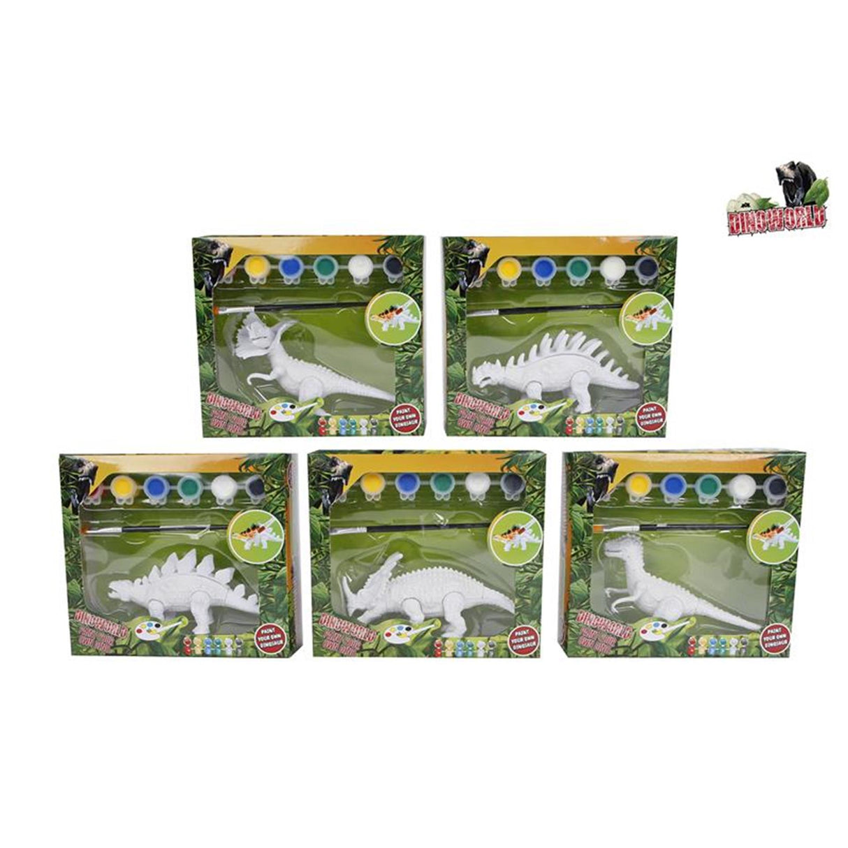 Dinoworld mal din egen dino 14cm
