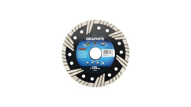 Grafit diamantskive 200x22x6.0x1.6mm turbo mpa en13236