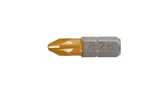 Grafit bit pz2 25mm s2 tin 2 på en blister