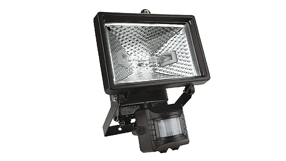 Topex Topex 94W022 Byggelampe + Sensor 150W Sort, IP 44