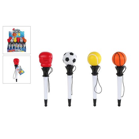 Pen sportsbold 18cm 4 assorteret