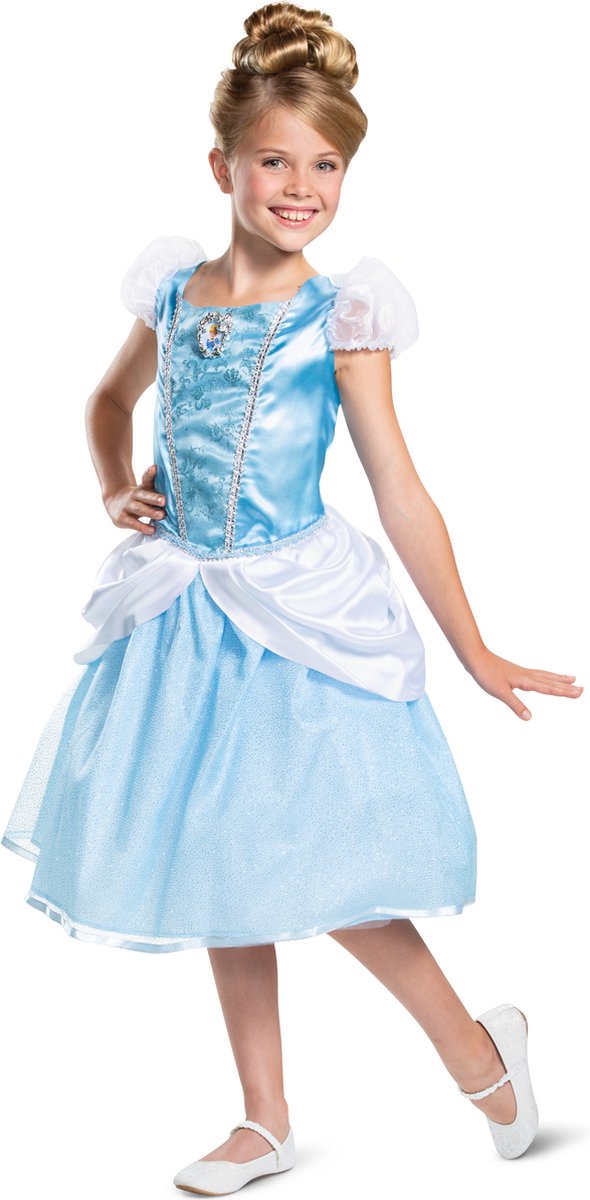 Disguise disney prinsesse - askepot, askepot deluxe, størrelse s (5 - 6 år), piger