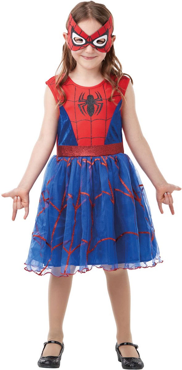Rubiner - spider girl deluxe kostume (3-4 år)