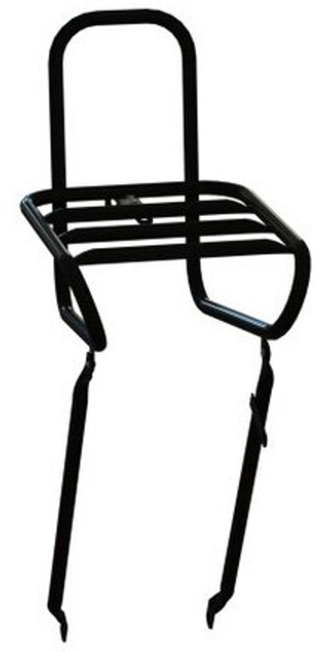 Steco front Carrier glat 25 cm kroonbout mat sort