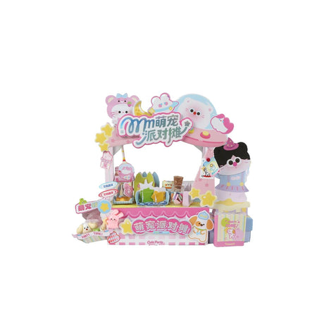 Kawaii knutselkraampje dierenfeest roze 15,5cm