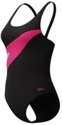 Speedo hyperboom butterfly back 1 styks sportsbadedragt til kvinder - sort pink