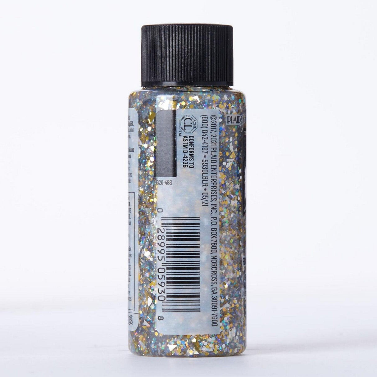 Folkart • glitrende akrylmaling enhjørning 59ml