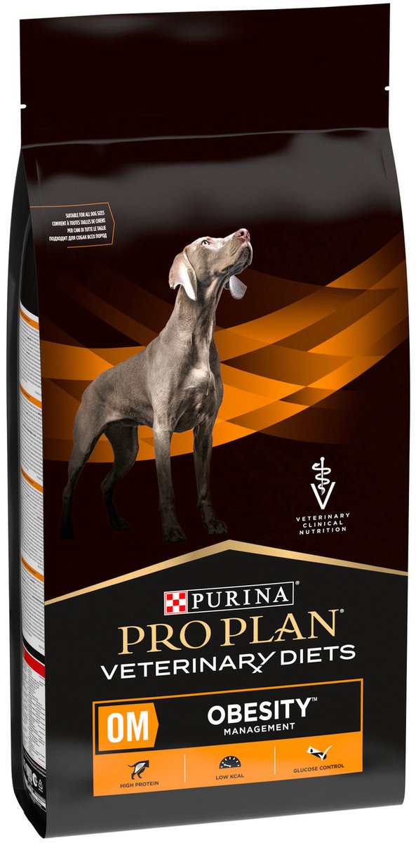 Pro plan veterinær diæt hunde til fedmehåndtering - hundefoder - 3 kg