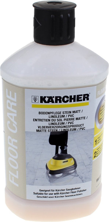 Kärcher vloerverzorging matte steen linoleum pvc rm 532, 1l - fp 303 - verwijdert loopsporen - vernieuwing glanslaag