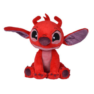 Simba disney - lilo stitch - leroy - 25 cm - plys - rød - alle aldre - krammetøj