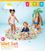 Intex swimmingpool 3 ringe frugtprint 132x28