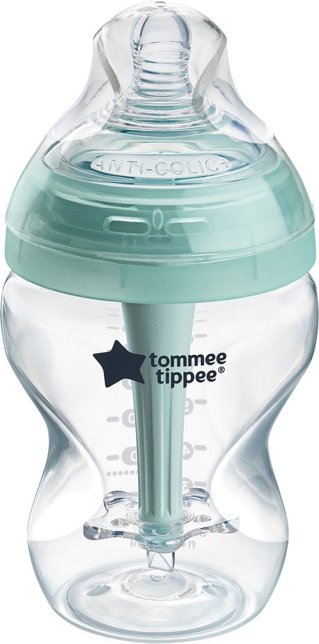 Tommee tippee avanceret anti-kolik sutteflaske - sæt med 1 x 260 ml sutteflaske - lav flowhastighed 0m+