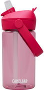 Camelbak trives flip sugerør drikkeflaske børn - 400 ml - med sugerør - vandflaske - pink (grapefrugt)