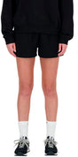 New balance sport essentials french terry dames short - black