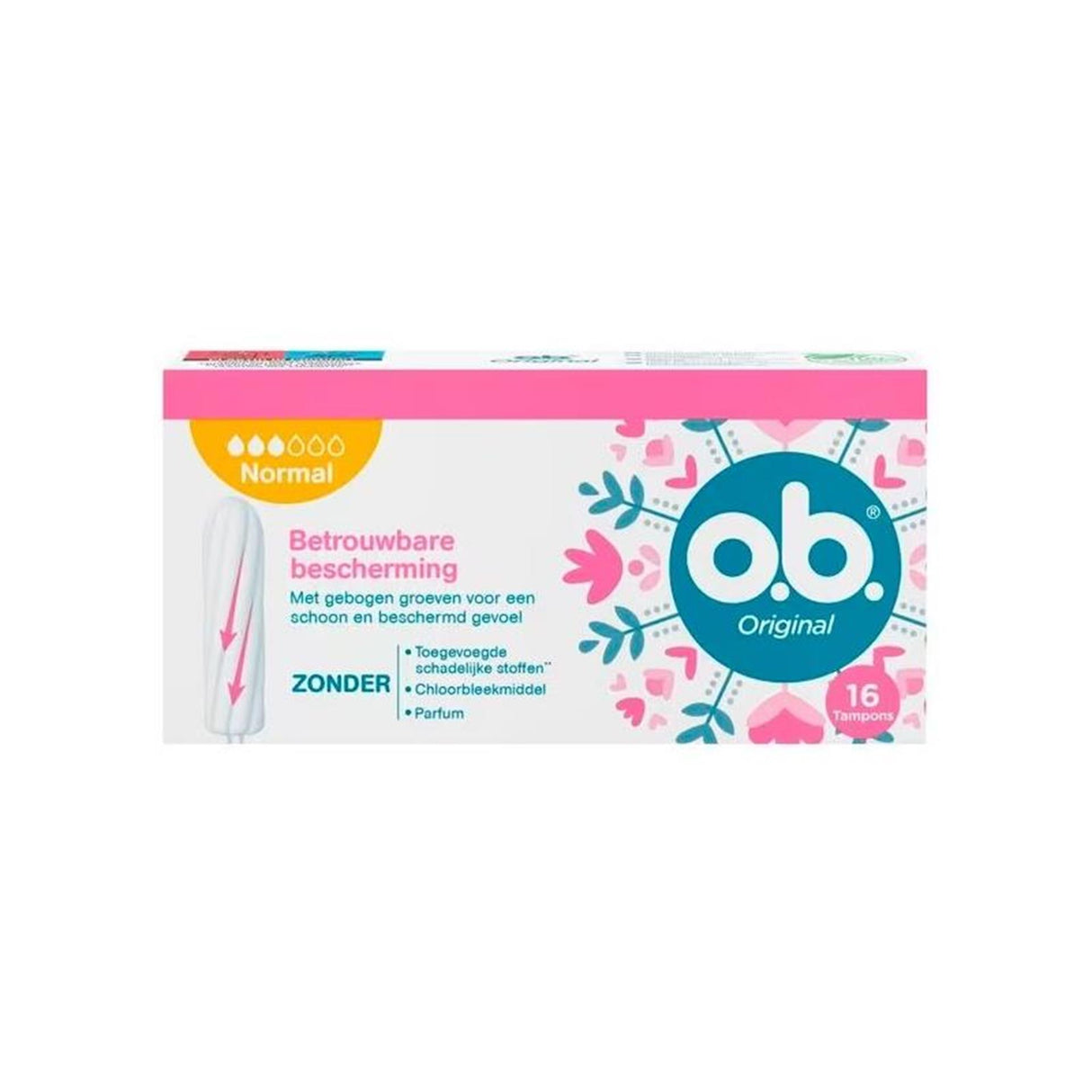 O.b tamponer 16stk normale tamponer 16stk alm