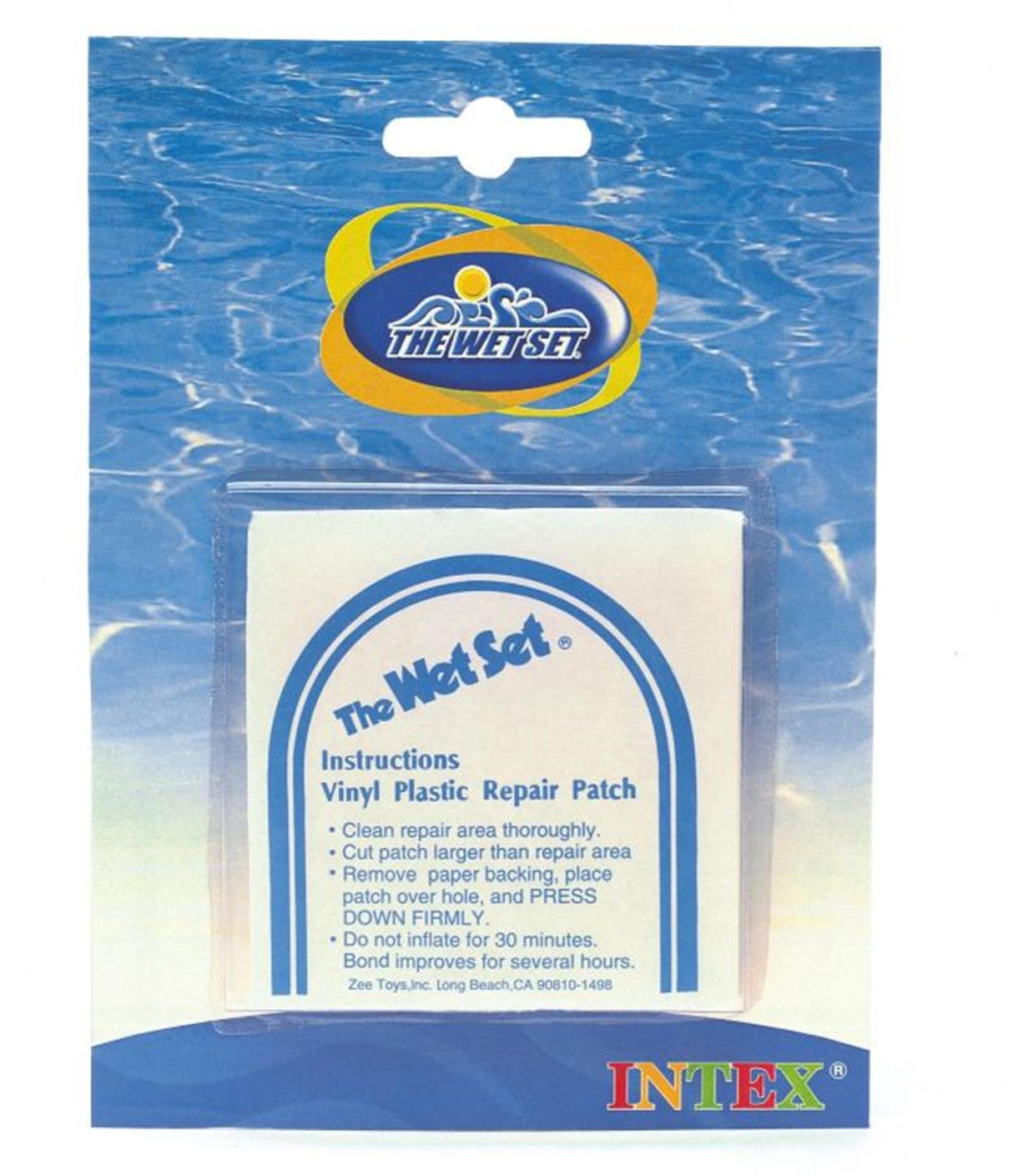Intex reparationsark 6 stykker vinyl 7x7cm pr. ark, selvklæbende.