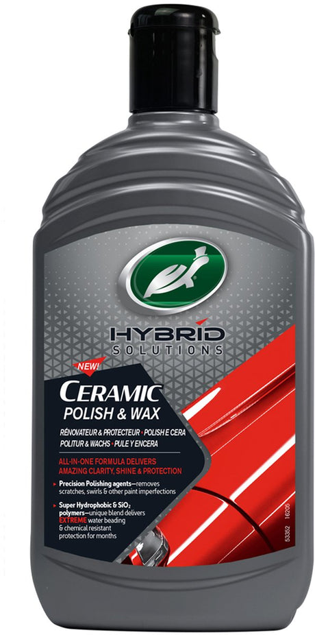 Turtle wax hs keramisk polish voks - alt-i-en formel - giver glansbeskyttelse - 500ml