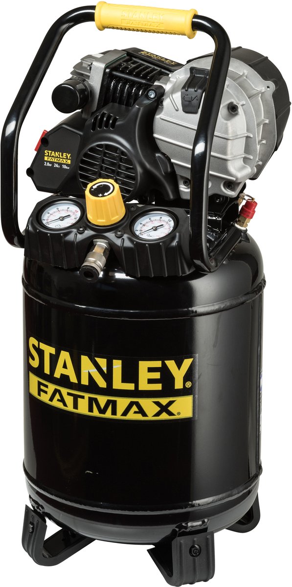 Stanley - professionel kompressor - oliesmurt - lodret - 24 l 2 hk 10 bar