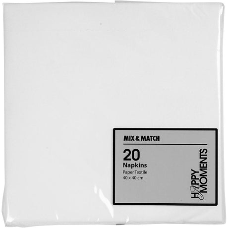 Https: www.cchobby.nl servietter-størrelse-40x40-cm-60-gr-white-20-piece-1-box