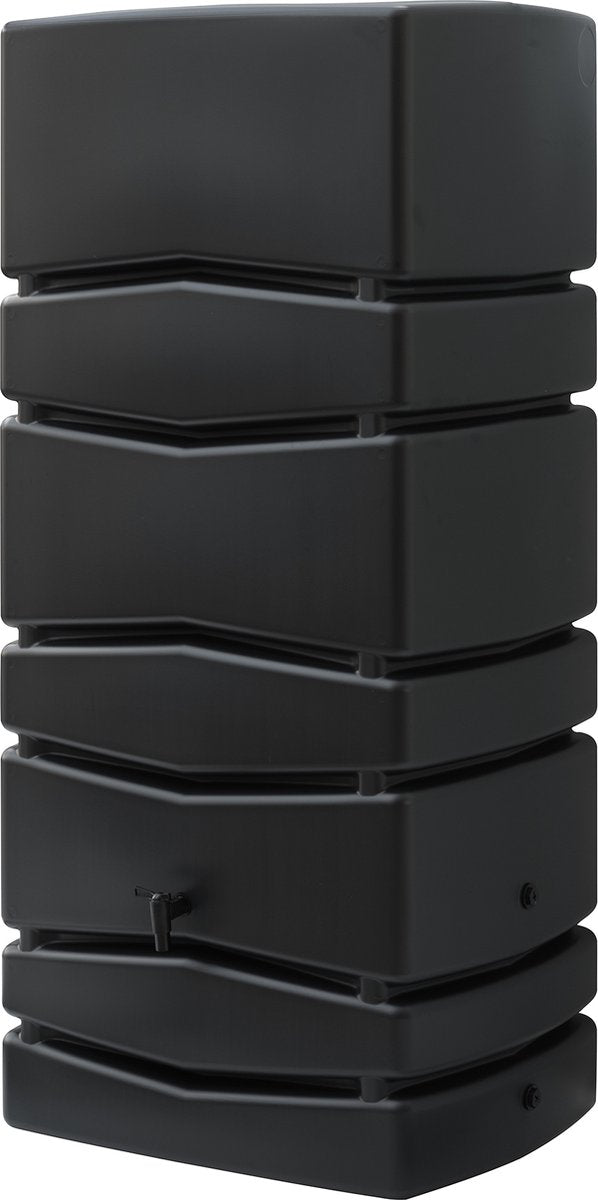 Natur - regntank - 650l - h165 x 77,5 x 57,3cm - antracit - søjlemodel
