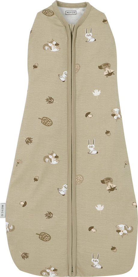 Meyco baby skovdyr kokongsvøb sovepose - sand - 4-8 måneder - 70cm - 0,3 tog