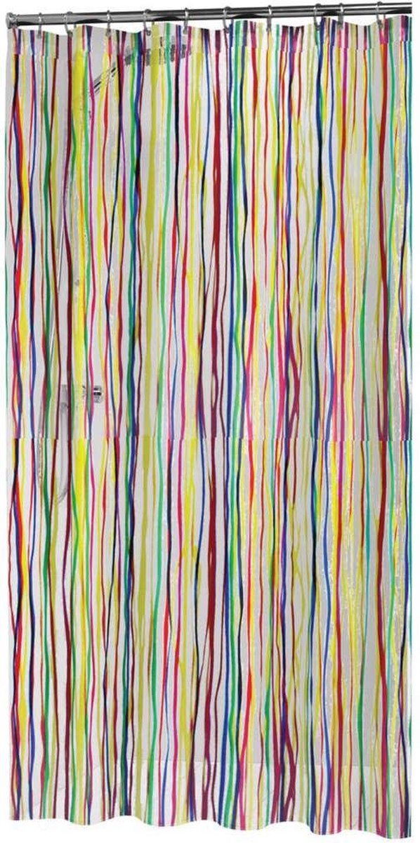 Sælskind rigato badeforhæng 180x200 cm - peva - multi