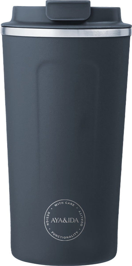 Aya ida aya ida - cup2go - kaffekop - kaffe to go - rejsekop - tag med dig - 500ml - marineblå ny!