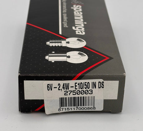 Spanninga metal b.v. voltagea lys nr. 3 6v-2.4w-e10