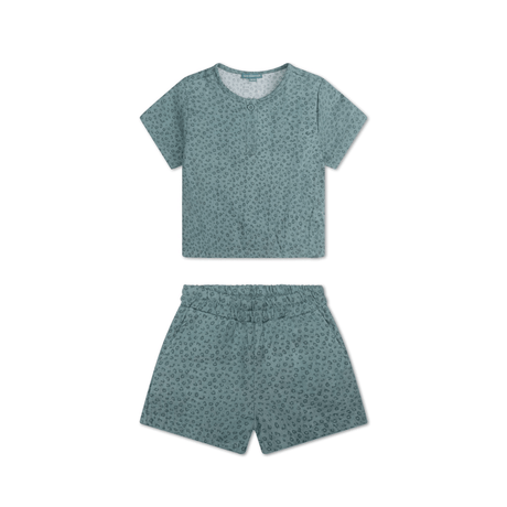 Leopard | green boys set beach – muslin