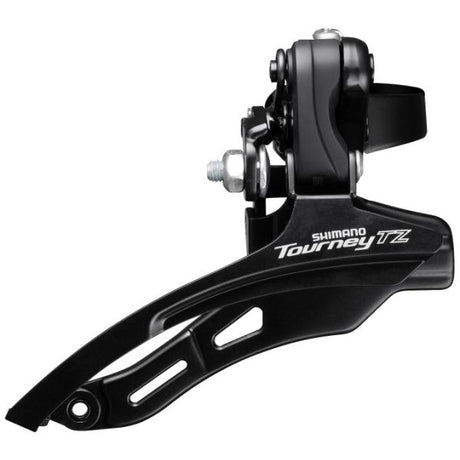 Shimano forskifter tourney tz fd-tz500 - 6 7 speed - nedsving - toptræk - høj klemme ø28,6 mm - 42t