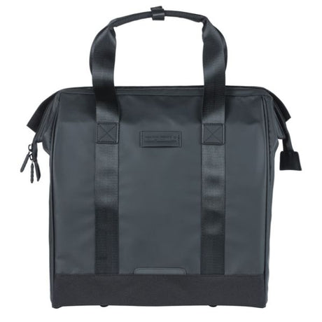 Basilikum taske grand presenning shopper sorte mik kroge | 23 l