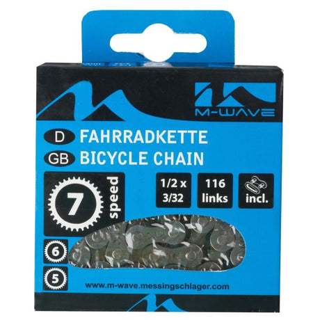 M-Wave M-Wave halskæde KMC 5 6 7 Speed ​​1 2x3 32 116 Schakels Blister