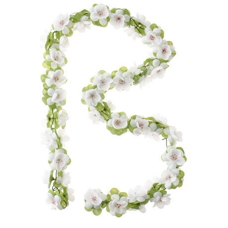 Basil Roses Garland - Flower Streng - Hvid