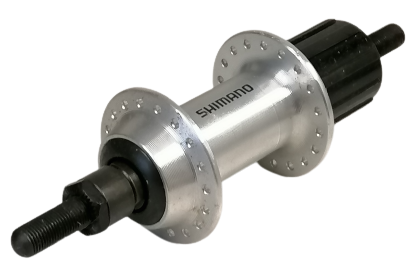 Shimano efter hub fast aksel 36 hulkassette 8-9 sølv