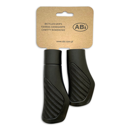 Abi sorte håndtag, TPE SEBS, fleksibel, stærk, UV-resistent, 130 mm, 95 mm