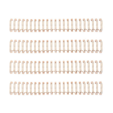 We r makers • cinch binding wires rosa guld