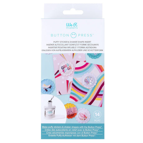 We r makers • knaptryk puffy shaker indsæt cirkel