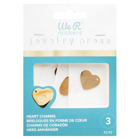 We r makers • charms rustfrit stål hjerte