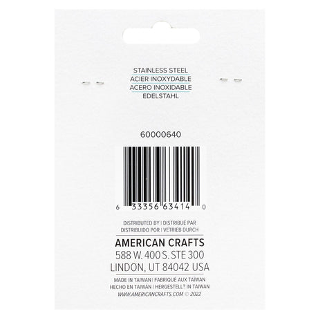 We r makers • charms rustfrit stål cirkel