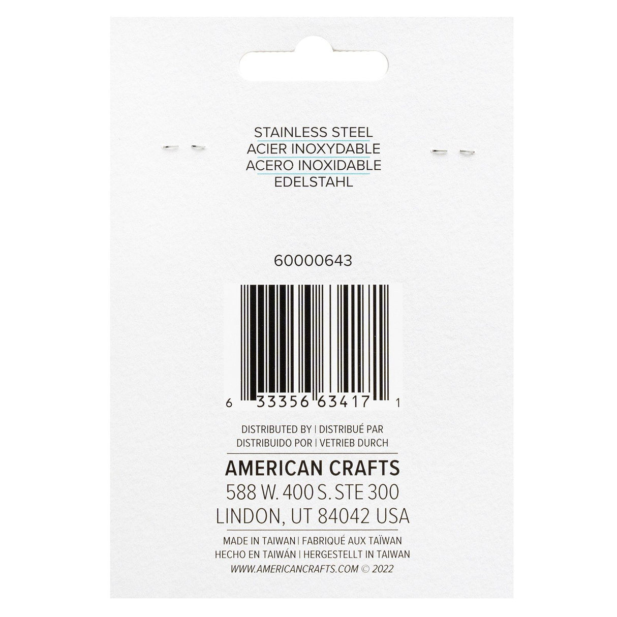 We r makers • charms i rustfri stålstang
