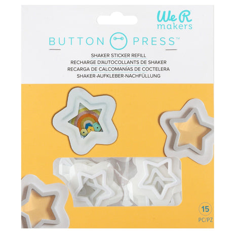 We r makers • knaptryk shaker refill star 15stk