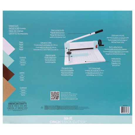 We r makers • cinch stack cutter