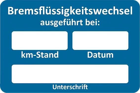 Eichner kundeservice mærkat mærkat bremse fl. kundeservice mærkat