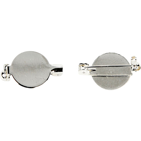 Creativ company creotime brochestift 20 mm sølv 5 stk